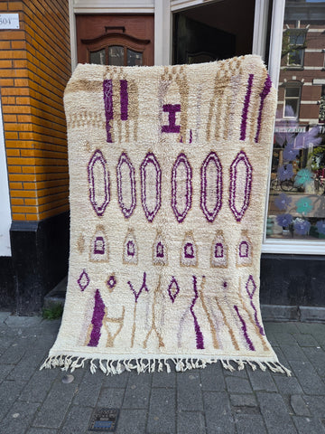 Tapijt paars -L-